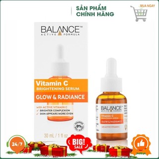 Serum Dưỡng Sáng Da, Mờ Thâm Balance Active Formula Vitamin C Brightening Serum Glow & Radiance 30ml