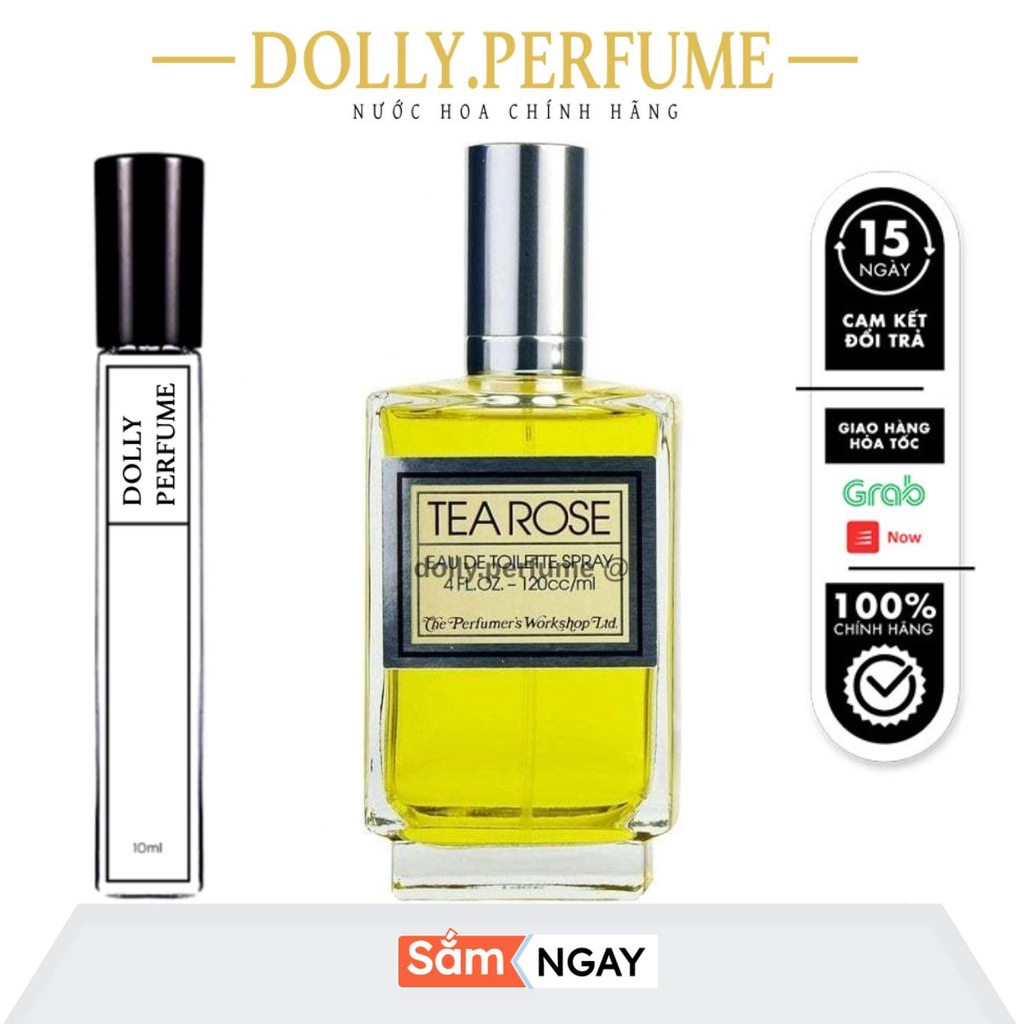 Tester Nước hoa nữ Perfumer's Workshop Tea Rose - 10ml