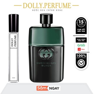 Tester Nước hoa Gucci Guilty Black Pour Homme EDT 10ml