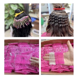   Combo 30 cái  lô uốn phồng chân tóc mini,Trục tăm bông uốn phồng chân tóc size nhỏ nhất 