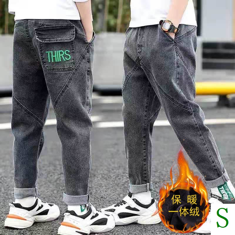 Áo Liền Quần Lót Lông Cừu Dày Dặn Thời Trang Mùa Đông Cho Bé Trai 13 Tuổi
