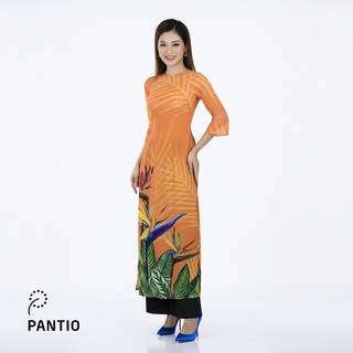 Áo dài chát liệu lụa dáng suông bda50042- pantio