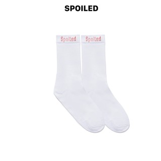 3 Đôi Tất Vớ Daily Spoiled Trắng Chất liệu sợi PE Cao Cấp