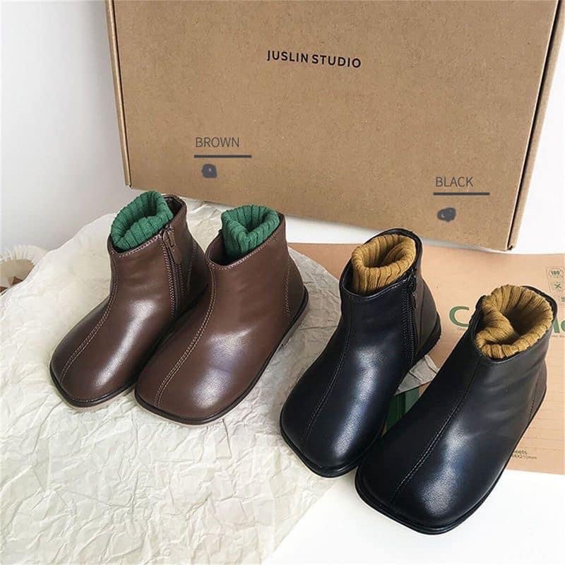 GIÀY BOOT DA CHO BÉ