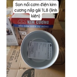 Son nồi cơm kim cương nắp gài 1L8