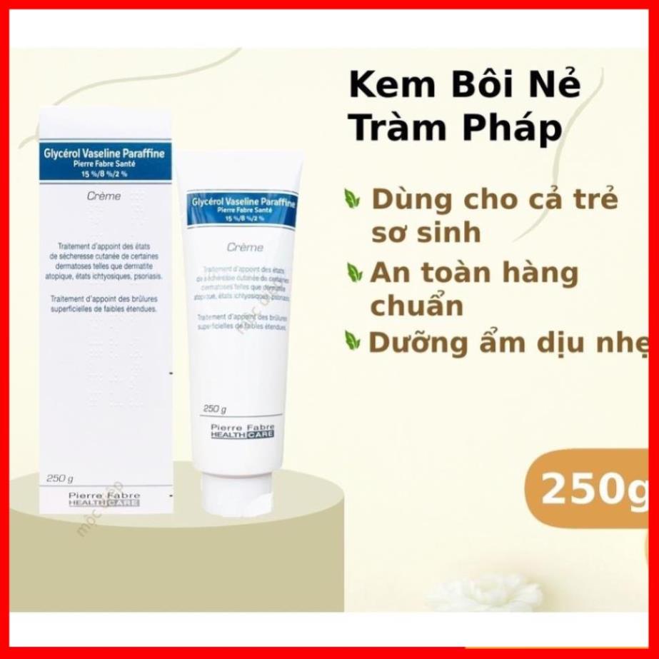 Kem nẻ Dexeryl Creme Pháp 50g 250g dưỡng ẩm hỗ trợ da nứt nẻ, chàm sữa