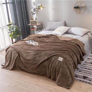 Chăn nỉ nhung tăm Muji hàng xuất Nhật cao cấp
