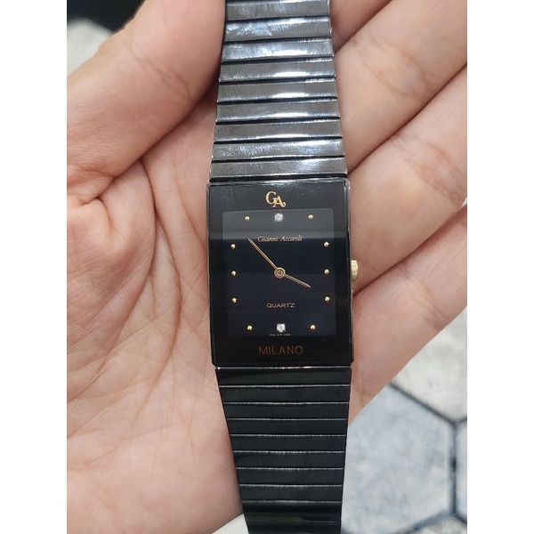 ĐỒNG HỒ SI NHẬT DÂY ĐEN UNISEX - THƯƠNG HIỆU GIANNI ACCARDI MILANO