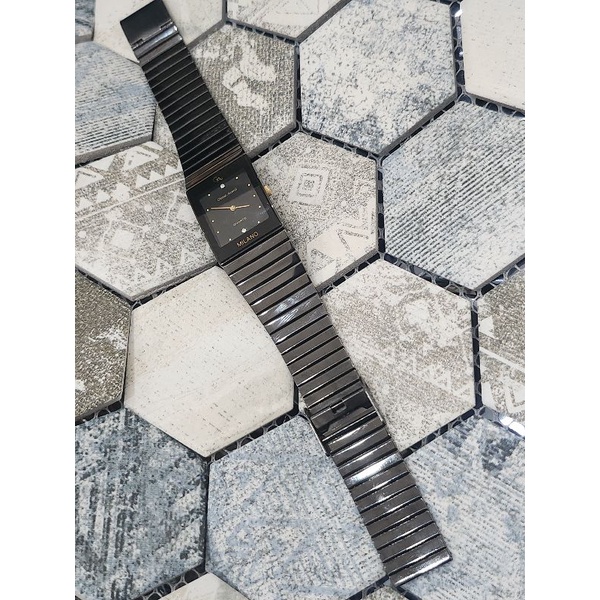 ĐỒNG HỒ SI NHẬT DÂY ĐEN UNISEX - THƯƠNG HIỆU GIANNI ACCARDI MILANO