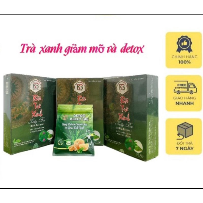 combo 3 hộp trà tặng detox