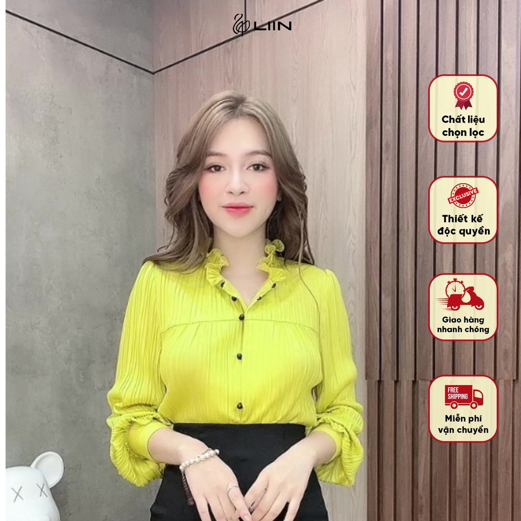 Áo Vàng Bèo Nhăn Liin clothing - A2655