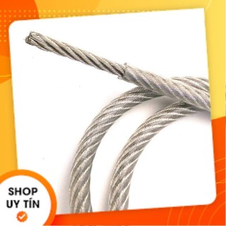 Dây cáp lụa bọc nhựa phi 3-4-5-6mm - Thaibinhvina