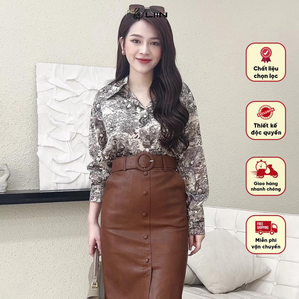 SM4877 - Áo SM Họa Tiết Hoa Liin clothing