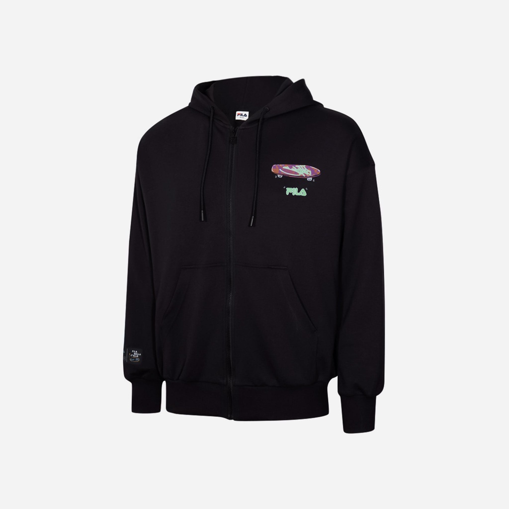 Áo khoác thời trang unisex Fila KNIT JACKET - FW2JKE3096X-BLK