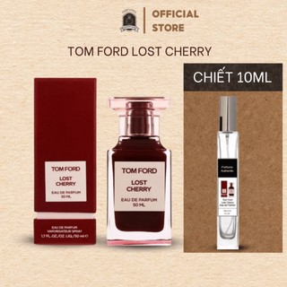 Nước hoa unisex tom ford lost cherry edp, chiết 10ml lưu hương lâu, sang trọng, quý phái, thu hút