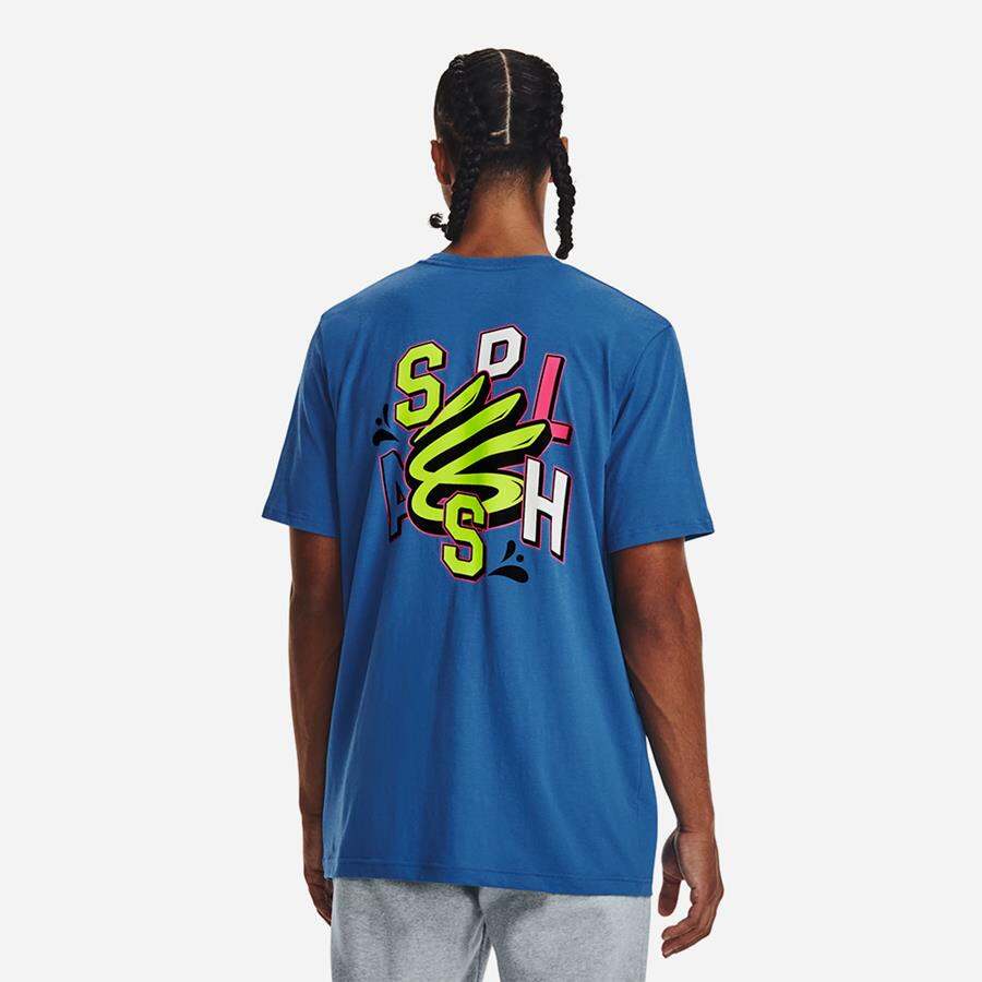 Áo thun thể thao nam Under Armour Curry Splash Party - 1376803-481