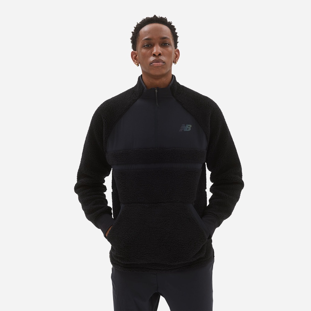 Áo thun tay dài thể thao nam New Balance LONG SLEEVES BLACK - MT23285BK