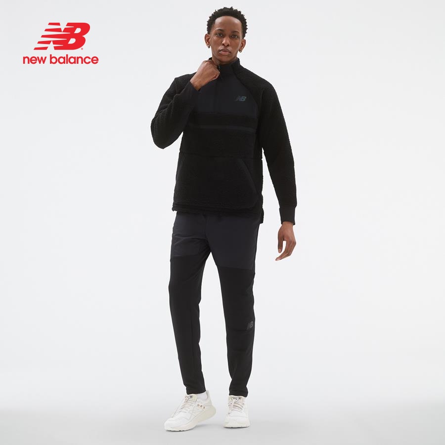 Áo thun tay dài thể thao nam New Balance LONG SLEEVES BLACK - MT23285BK