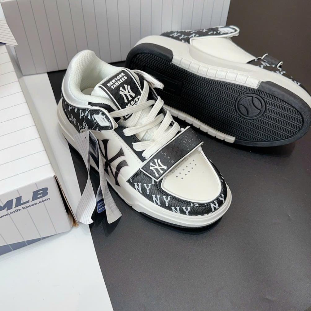 Giày MBB Nam Nữ, Giày MLB Chunky họa tiết dán 3 màu độn đế hàng cao cấp Dành cho nam nữ