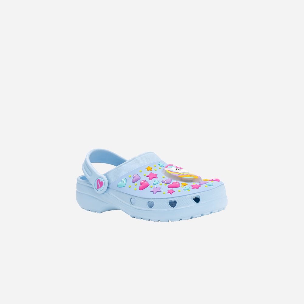 Giày sneaker bé gái Skechers Foamies Heart Charmer - 308016L-LTBL