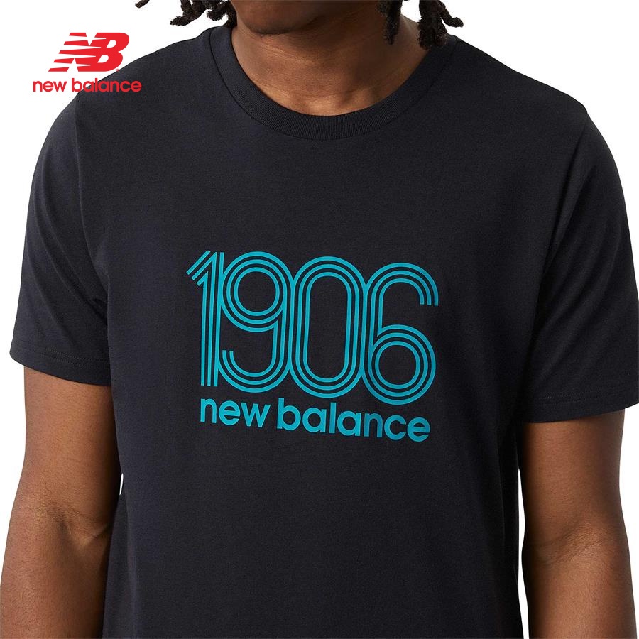 Áo thun thời trang nam New Balance APP T-SHIRT M BLACK - MT23906BK (form quốc t