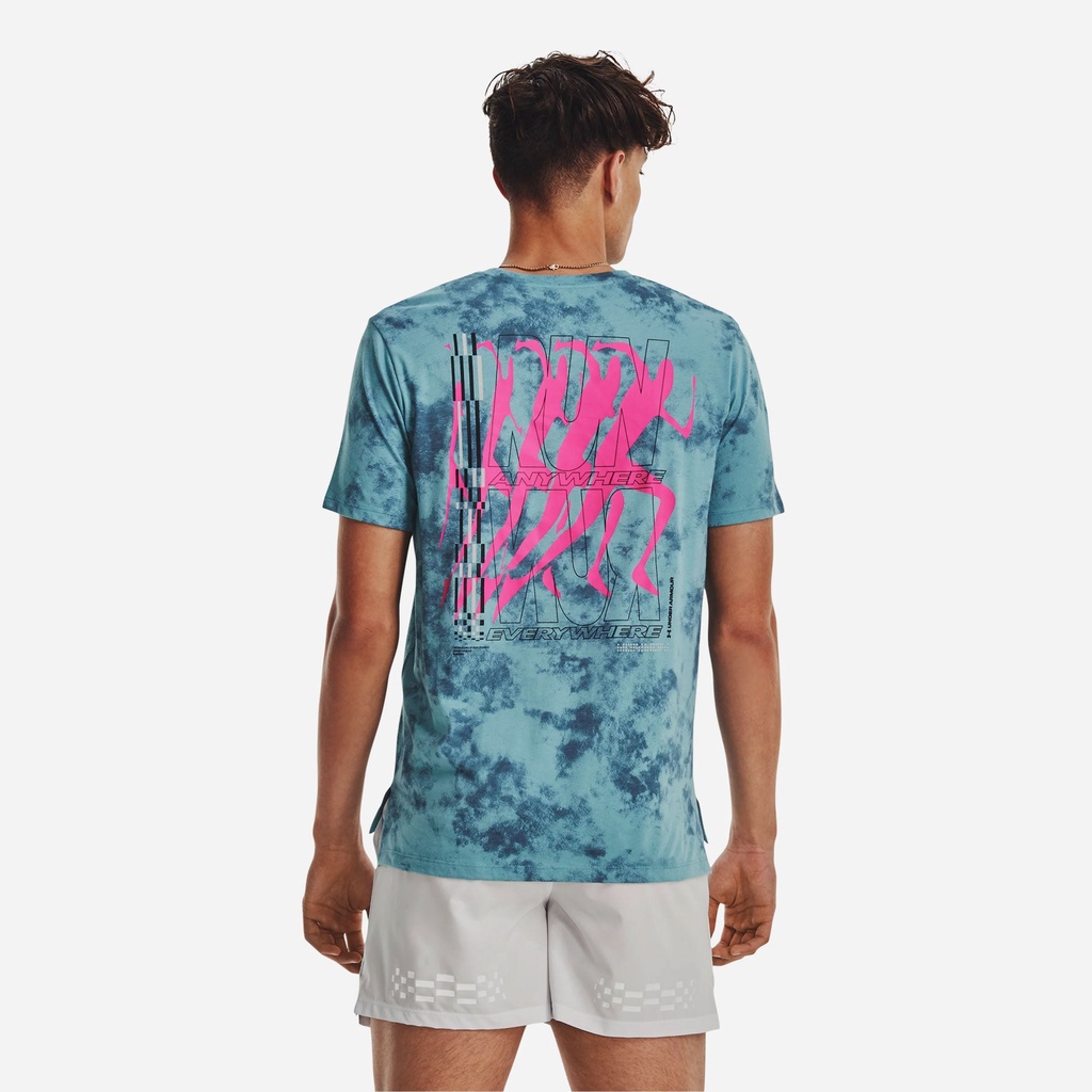 Áo thun thể thao nam Under Armour Run Anywhere - 1377852-400