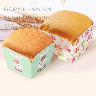Cup giấy cứng vuông- 100 cup