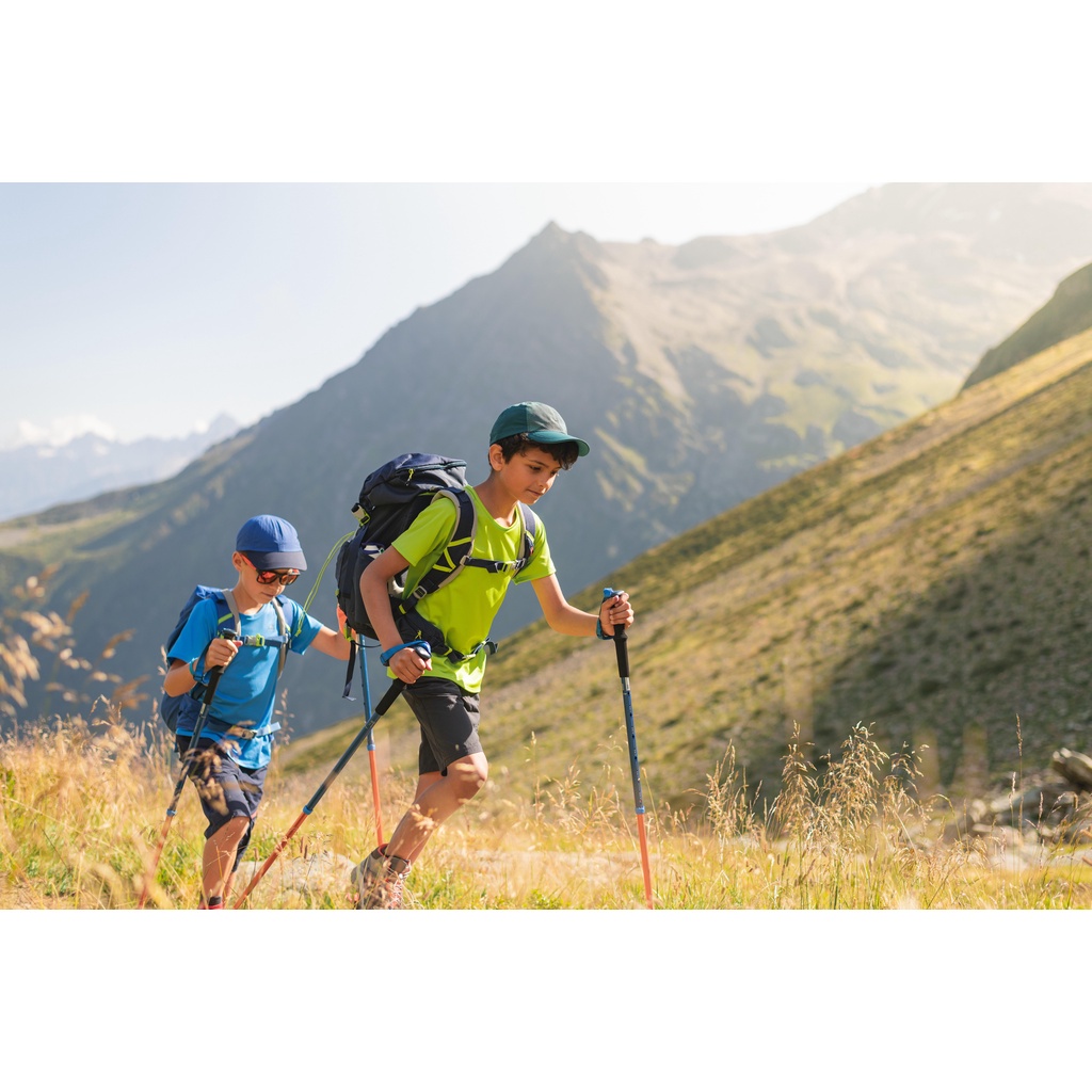 Áo thun leo núi dã ngoại MH500 cho trẻ từ 7-15 tuổi - Xanh dương QUECHUA mã 8528653