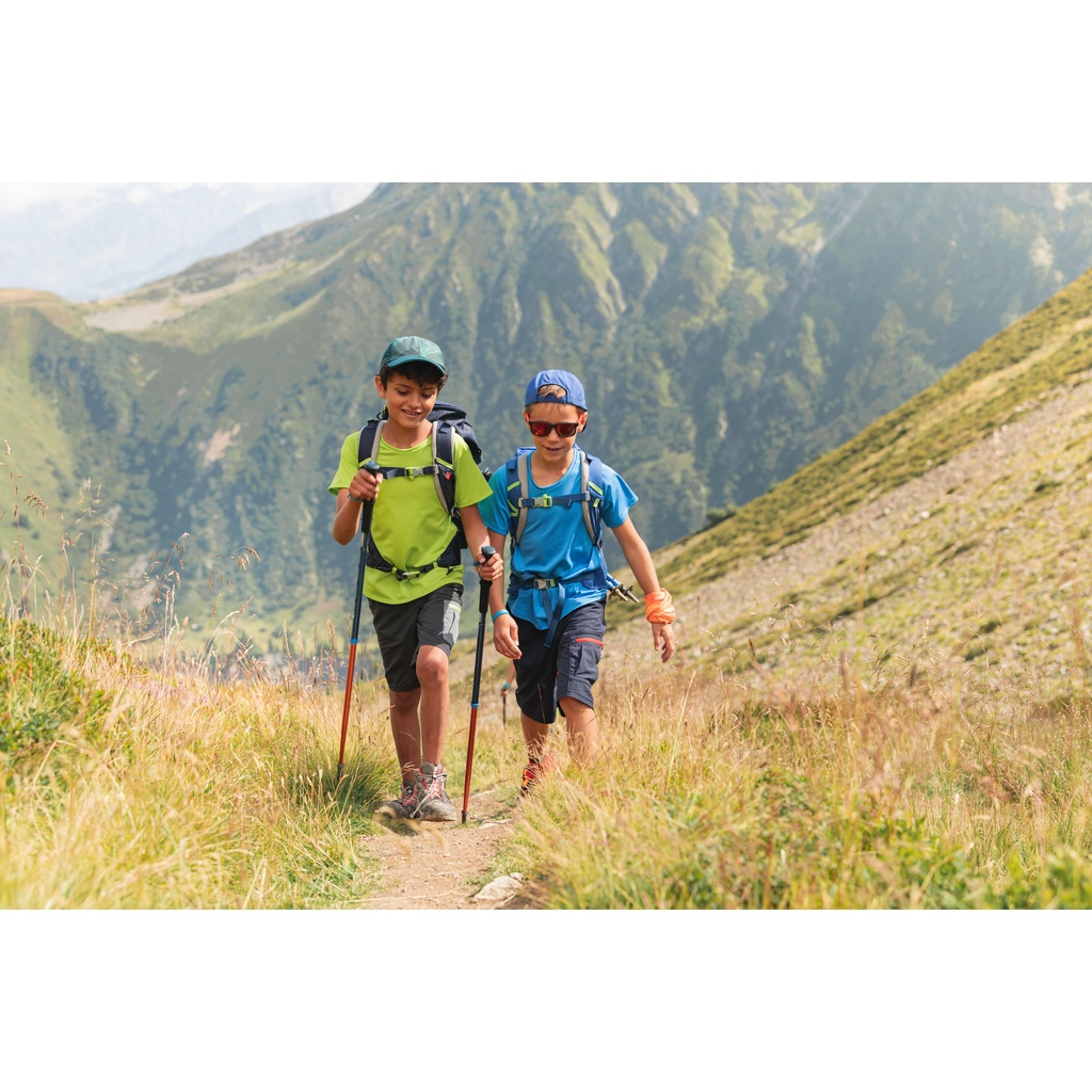 Áo thun leo núi dã ngoại MH500 cho trẻ từ 7-15 tuổi - Xanh dương QUECHUA mã 8528653