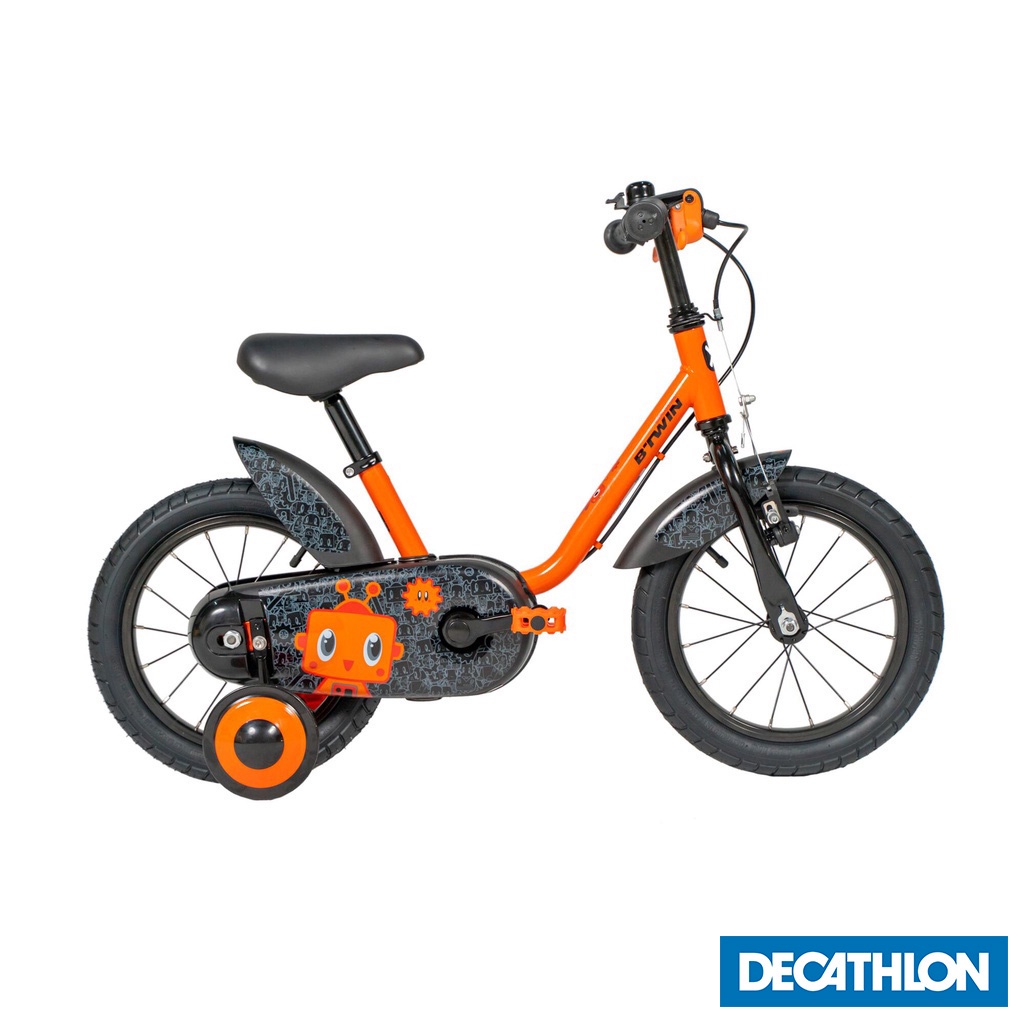 Xe đạp 14 inch 500 cho trẻ 3 5 tuổi Hình robot DECATHLON BTWIN mã 8390627