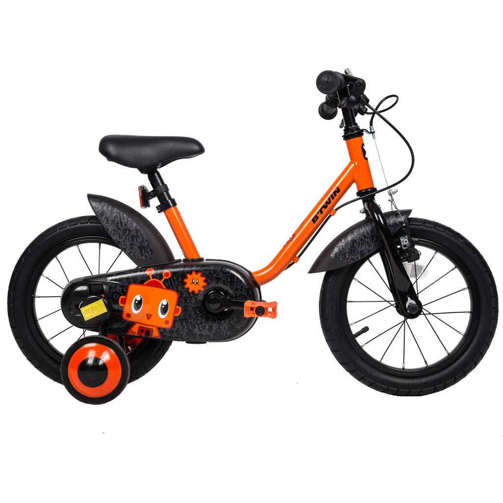 Xe đạp 14 inch 500 cho trẻ 3 5 tuổi Hình robot DECATHLON BTWIN mã 8390627