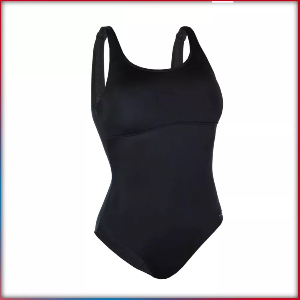 Đồ bơi một mảnh lưng chữ U Heva cho nữ Đen DECATHLON NABAIJI mã 8547142