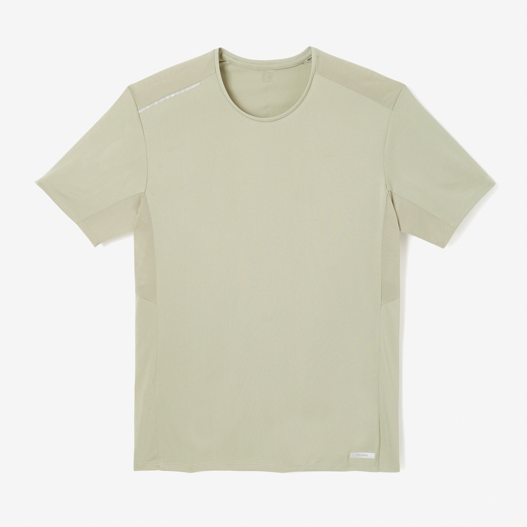 Áo thun chạy bộ thoáng khí Kalenji Dry+ cho nam Xám DECATHLON KALENJI mã 8678219