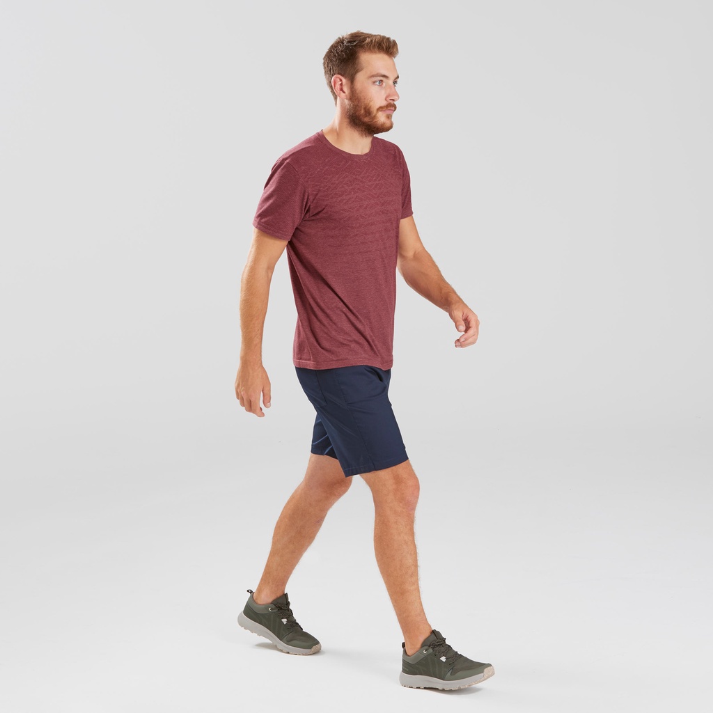 Quần short đi bộ vùng đồng bằng NH100 Fresh cho nam DECATHLON QUECHUA mã 8549762