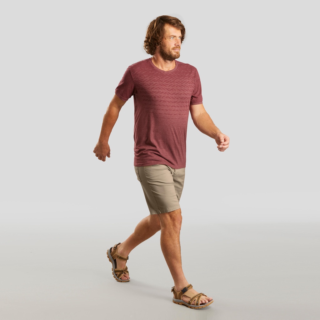 Quần short đi bộ vùng đồng bằng NH100 Fresh cho nam DECATHLON QUECHUA mã 8549756