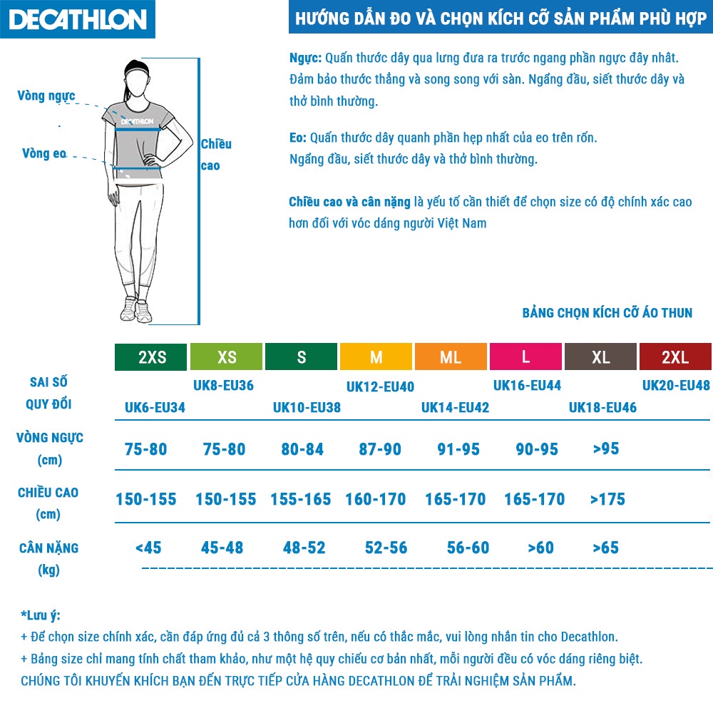 Áo thun hiking ngắn tay MH500 cho nữ Xanh lục DECATHLON QUECHUA mã 8612429