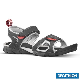 Sandal dã ngoại thoáng khí nh100 cho nam xám DECATHLON quechua mã 8664487