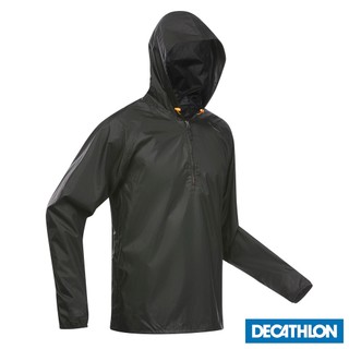 Áo mưa, áo khoác hiking chống thấm nước NH100 cho nam Đen DECATHLON QUECHUA mã 8300326