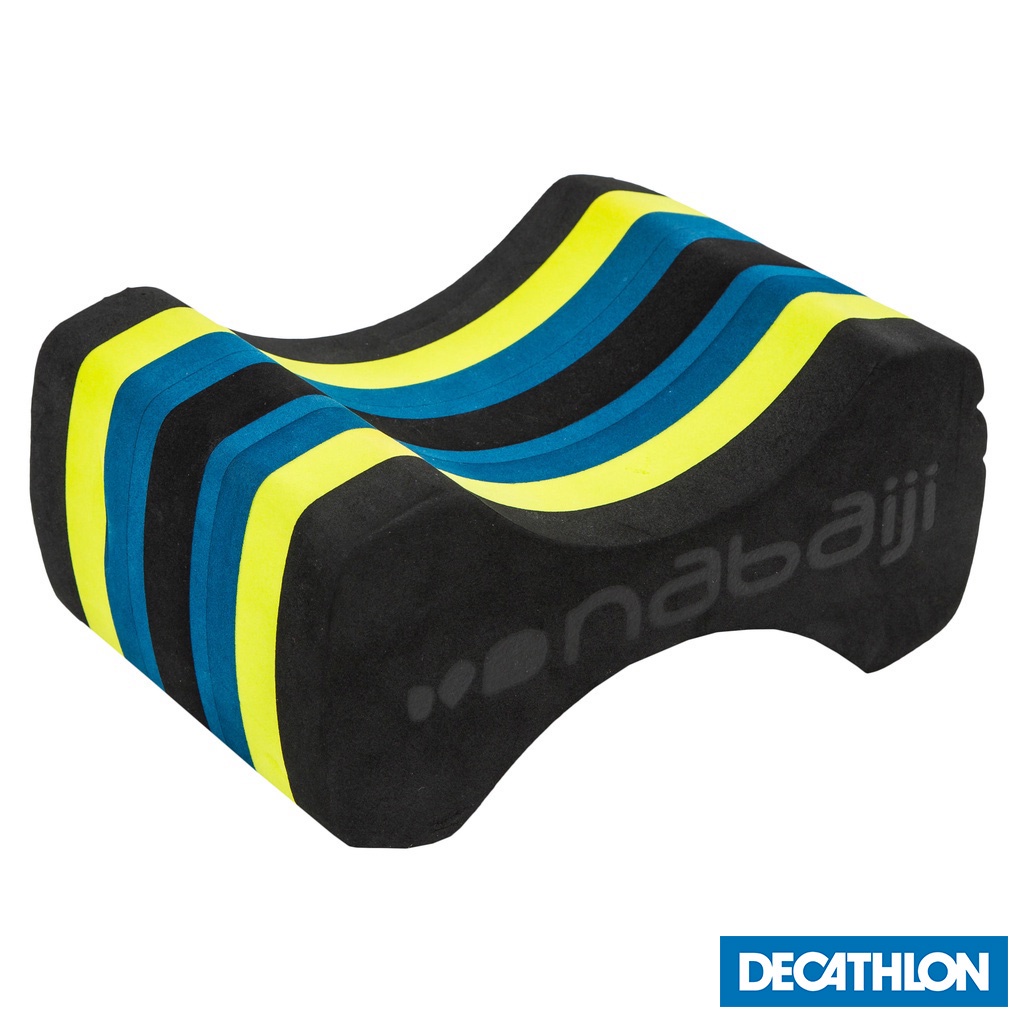 Phao bơi kẹp chân 500 cỡ L Đen/Vàng DECATHLON NABAIJI mã 8574322