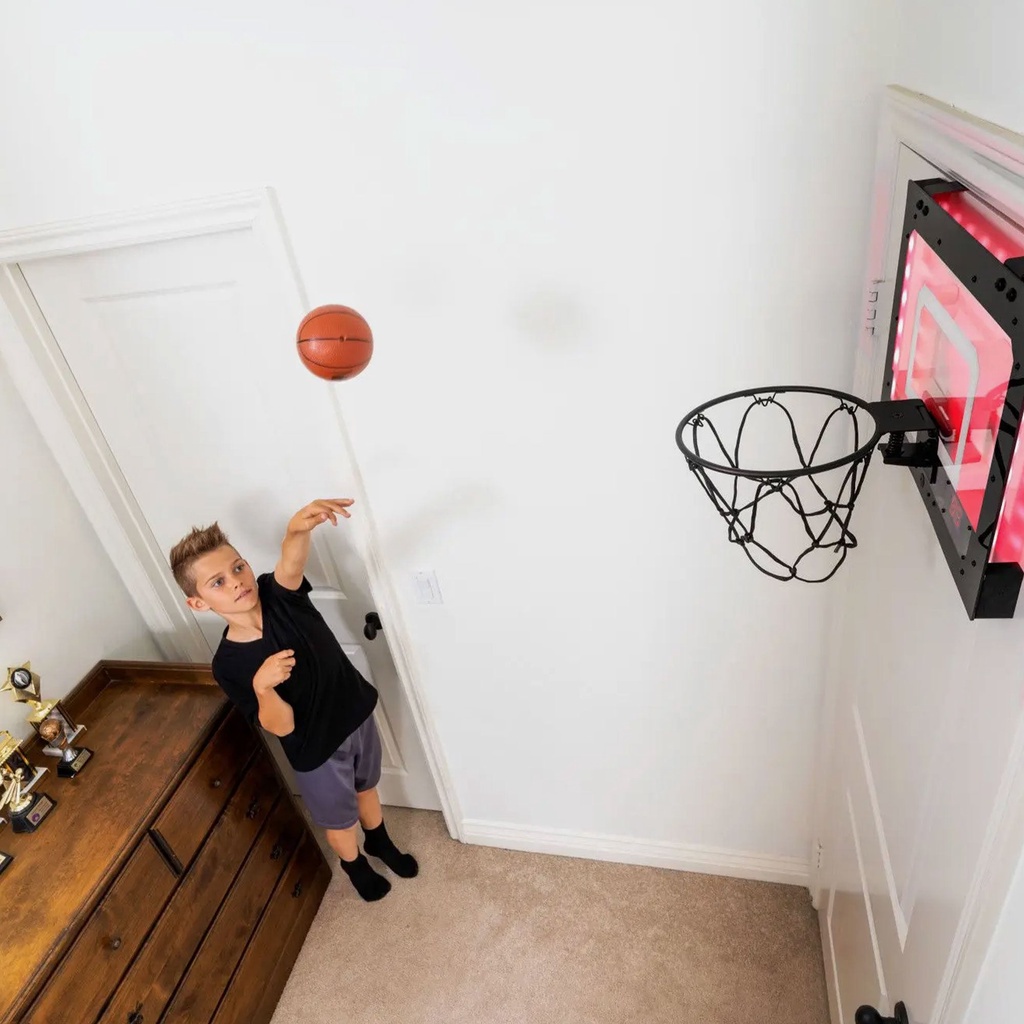 Banh bóng rổ Sklz Pro Mini Hoop Swish Foam Ball - Black/Silver - 10840