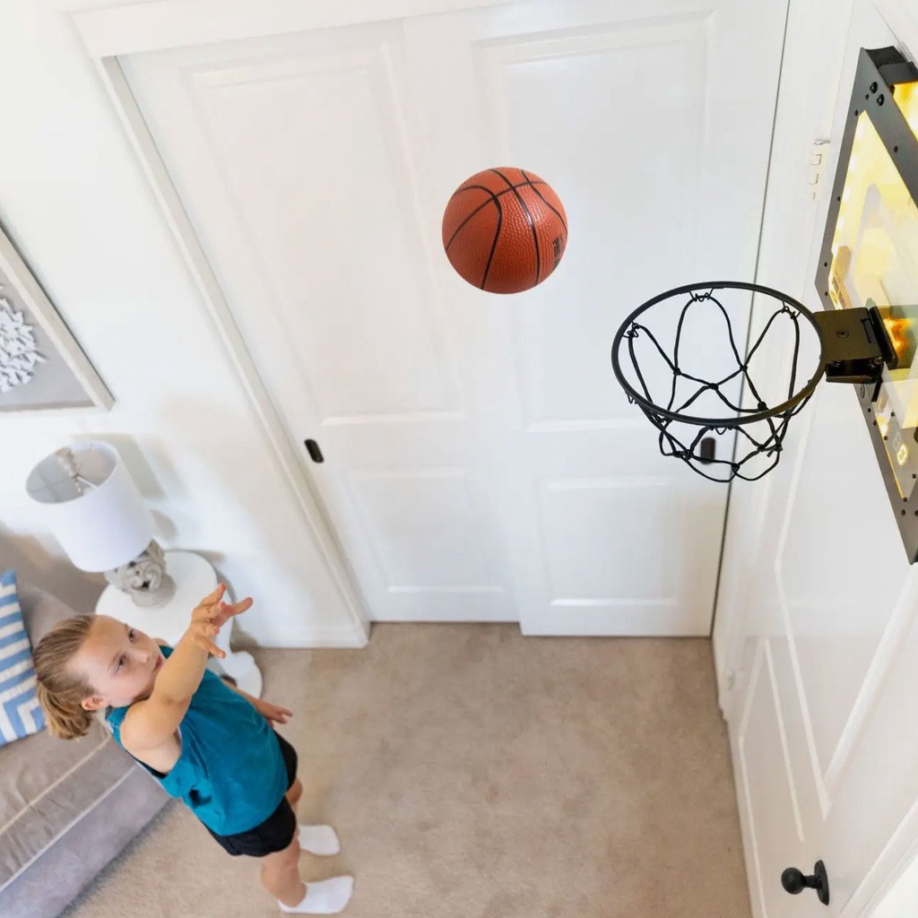 Banh bóng rổ Sklz Pro Mini Hoop Swish Foam Ball - Black/Silver - 10840