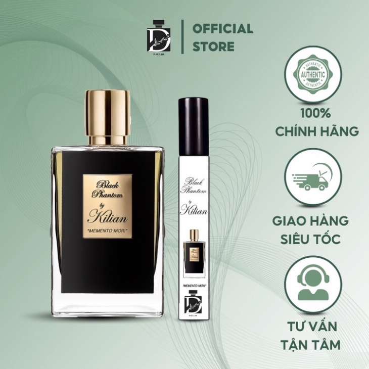 Nước hoa nam nữ chiết kilian black phantom memento mori mẫu thử 10ml. Sang trọng, quyến rũ, sexy Dallas895