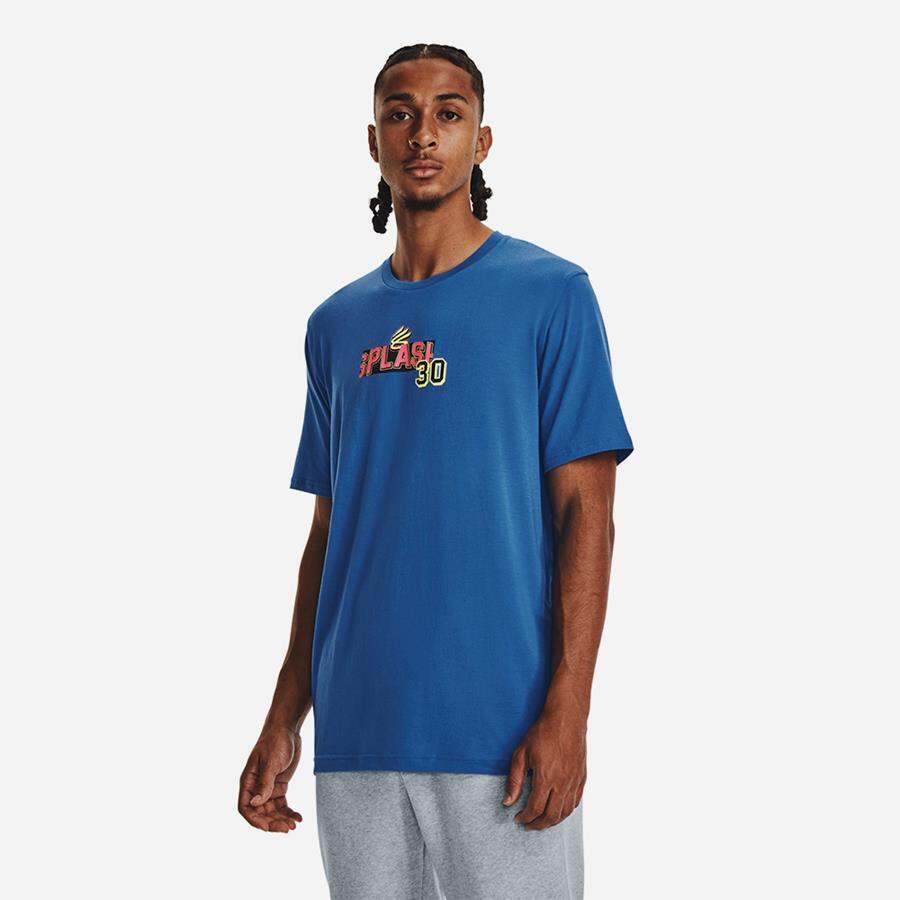 Áo thun thể thao nam Under Armour Curry Splash Party - 1376803-481