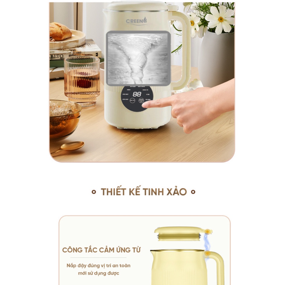 Máy làm sữa hạt CREEN CR-1000ml