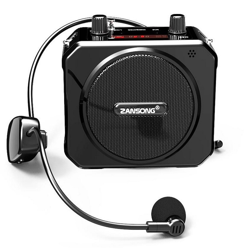 Loa trợ giảng micro không dây bluetooth wireless sạc pin Zansong M80 âm thanh to cho giáo viên hướng dẫn viên