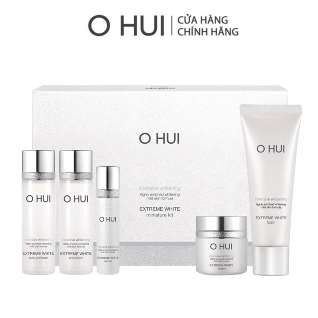 [HB GIFT] Bộ dưỡng trắng 5 bước OHUI Extreme White