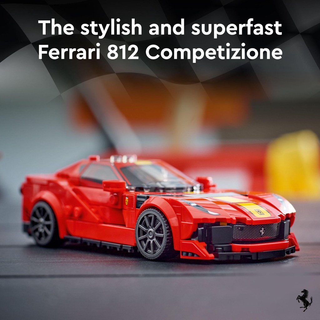 [Mã LEGOSPT10 giảm 10% đơn 999K] LEGO SPEED CHAMPIONS 76914 Siêu Xe Ferrari 812 (261 chi tiết)