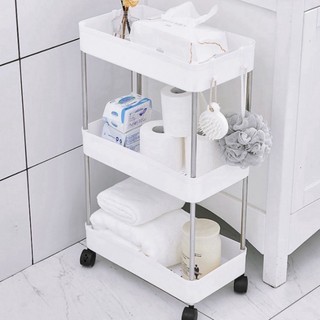 Kệ để đồ đa năng 3 tầng 4 tầng có bánh xe đẩy chuyên dụng cho spa, phòng tắm nhà bếp - Kệ nhà bếp đa năng