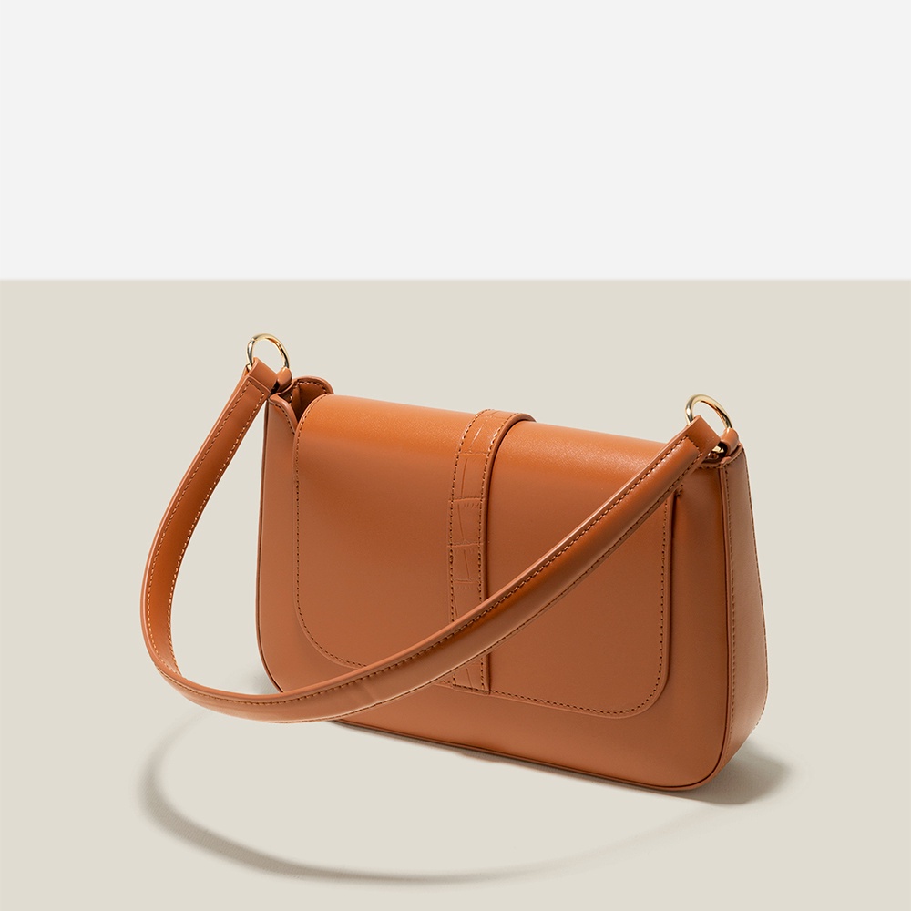 Vascara Túi Xách Tay Khóa Gài Kim Loại - SAT 0319