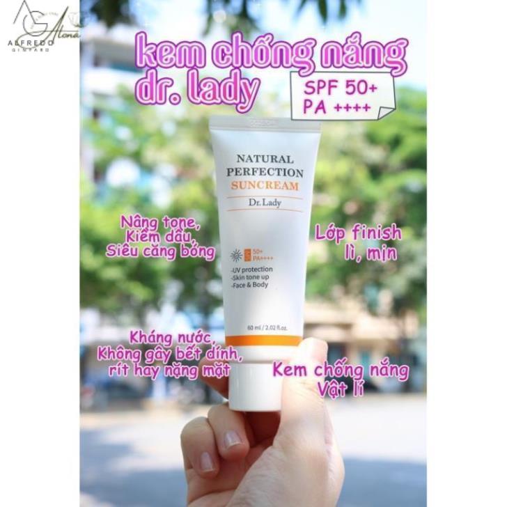 [Auth] Kem chống nắng Dr. Lady Suncream 60ml nâng tone, kiềm dầu